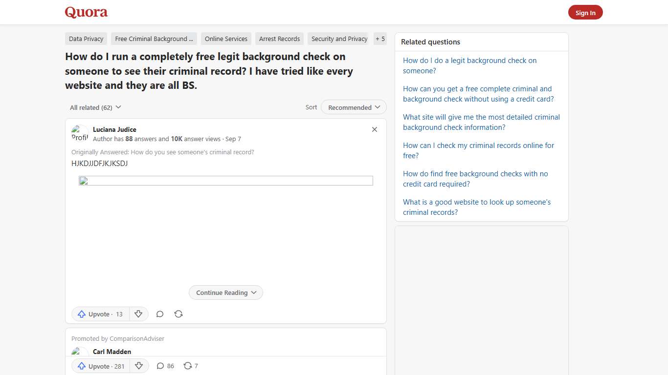 How to run a completely free legit background check on someone to see their criminal record - Quora